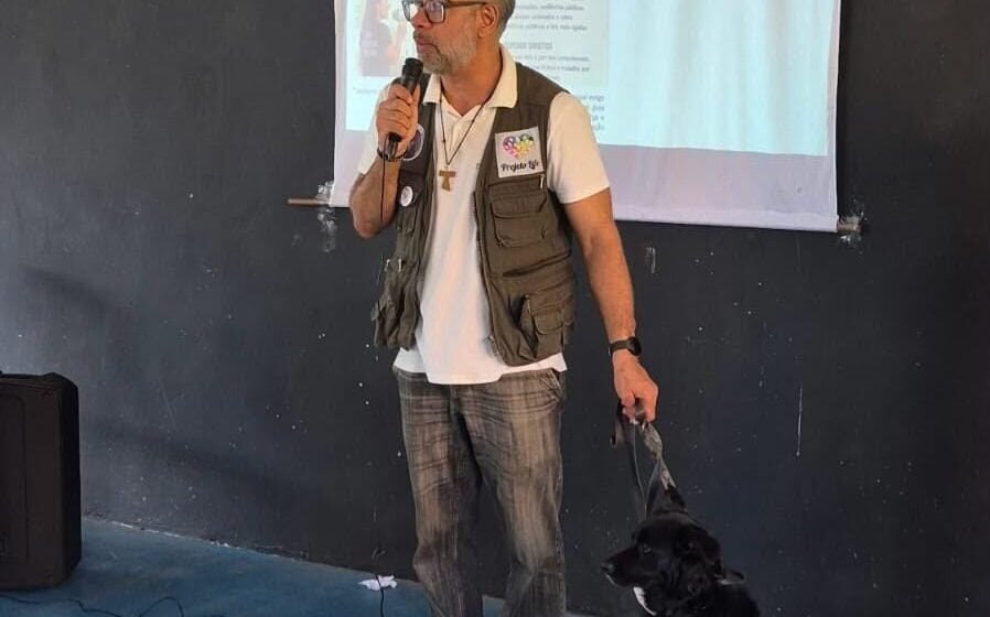 Fernando Silva leva conscientização sobre proteção animal a mais de 750 crianças em escola municipal de São Paulo