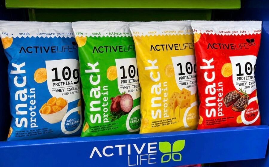 Active Life aposta em snack salgado com 10g de proteína