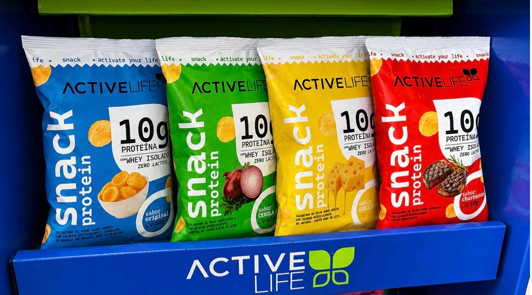 Active Life aposta em snack salgado com 10g de proteína