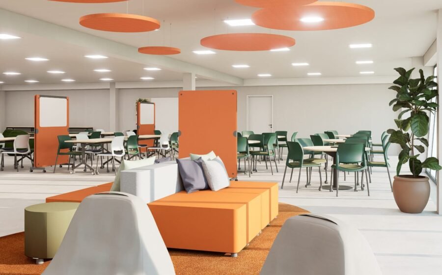 Como o mobiliário flexível transforma espaços de trabalho e educação