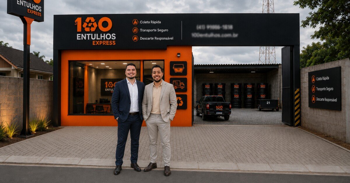 100 Entulhos Express transforma dor de cabeça em solução profissional