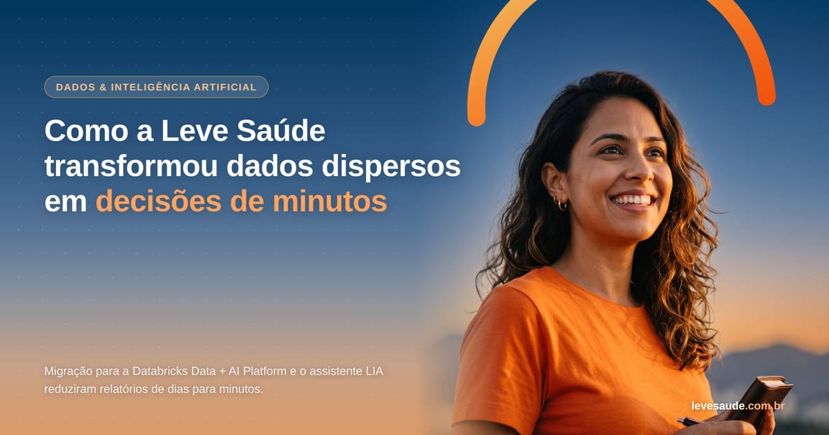Como a Leve Saúde transformou dados dispersos em decisões de minutos