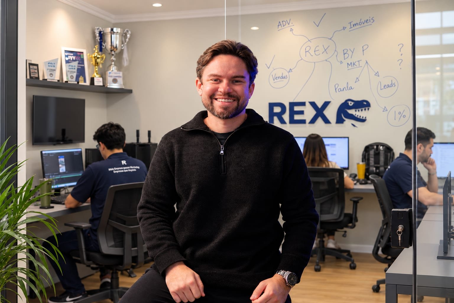 Felipe Sobral virou as costas às agências tradicionais e criou a Rex em Vitória