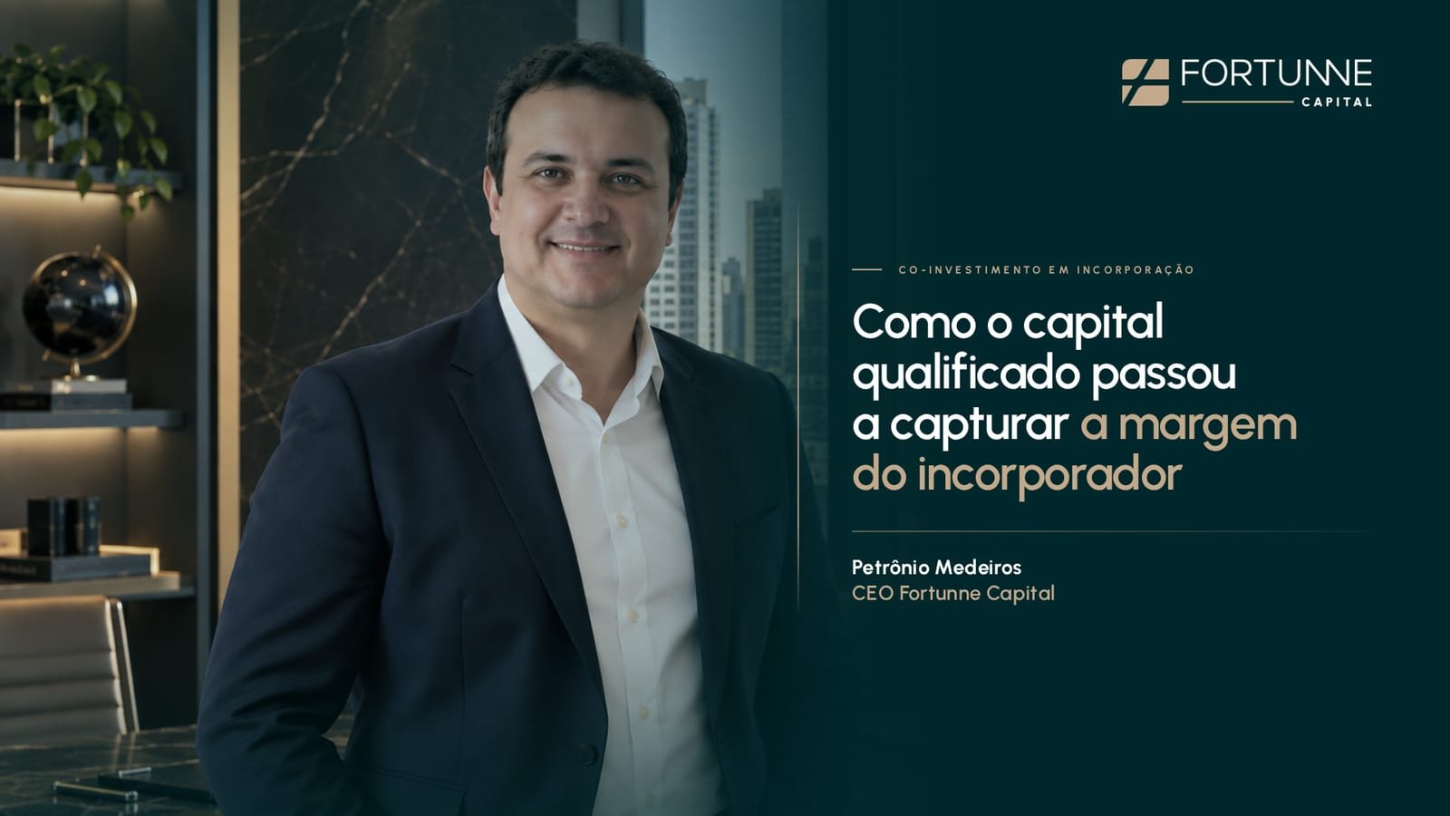 Investidor qualificado mira a margem do incorporador com aporte fracionado