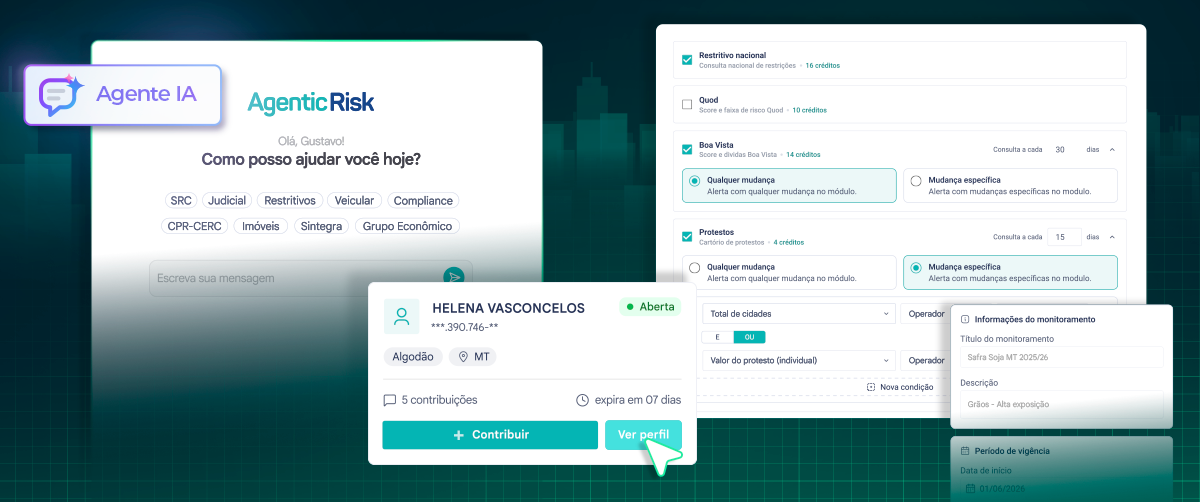 Com R$ 10 bi em crédito processados, AgRisk lança agente de IA e novos módulos